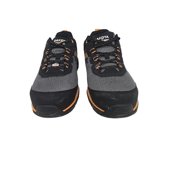 Dakota Men\'s 3600 WorkPro Series Steel Toe Work Shoe Black/Yellow Size 8M main image 7